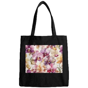 Discover Sweet Watercolor Orchid Art Bags