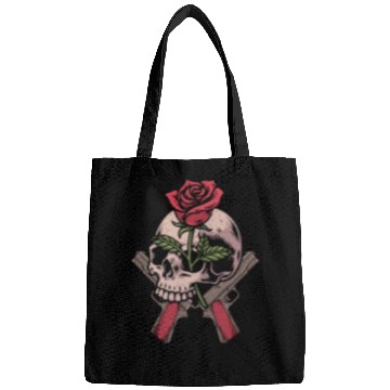 Discover Skeleton Roses Guitar Skull Roses Guns Bags