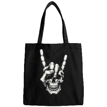 Discover Electric Guitar Skull Rock Horns Bags