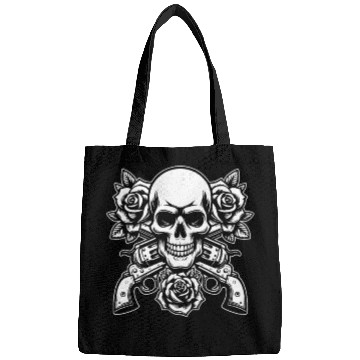 Discover Skeleton Roses Guitar Roses Skull Guns Bags