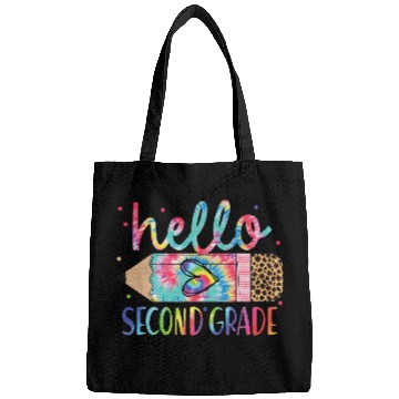 Discover Back To School Hello second 2nd Grade Leopard Bags