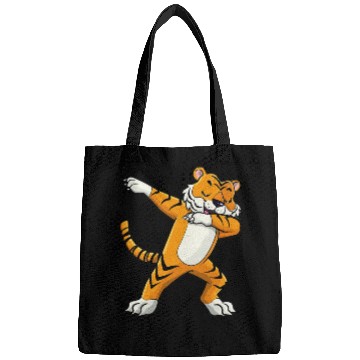 Discover Dabbing Tiger Wildlife Safari Animal Lover Bags