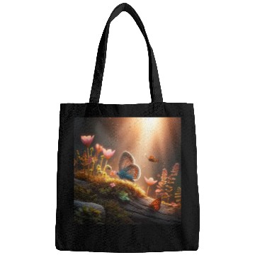 Discover butterfly on tree Bags