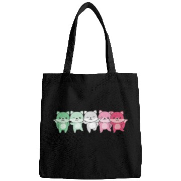 Discover Abrosexual Flag Pride Lgbtq Cute Fox Bags