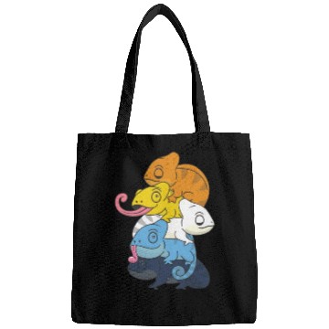 Discover Aroace Flag Pride Lgbtq Chameleon Pile Bags