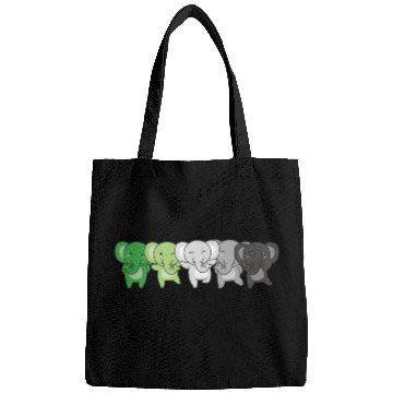 Discover Aromantik Flag Pride Lgbtq Cute Elephant Bags