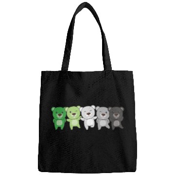Discover Aromantik Flag Pride Lgbtq Cute Bear Bags