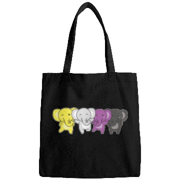 Discover Nonbinary Monkey Flag Pride Lgbtq Cute Monkeys Bags