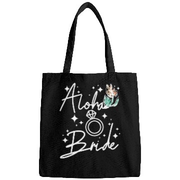 Discover Hawaii Wedding Bride Bridesmaid Aloha bride Bags