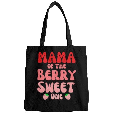 Discover Mama Of The Berry Sweet One Strawberry birthday Bags