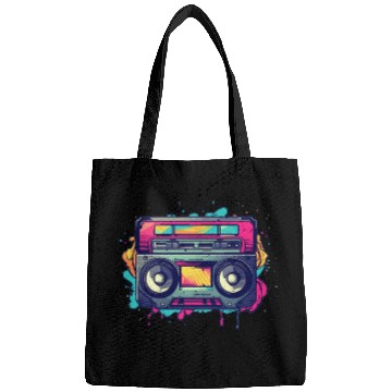 Discover Retro Classic Cassette Tape for a 80s Fan Bags