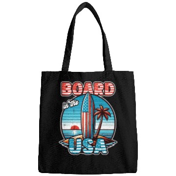 Discover Board in the USA Patriotic Summer Surfboard Bags