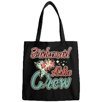Discover Hawaii Wedding Bride Bridesmaid Aloha Crew Bags