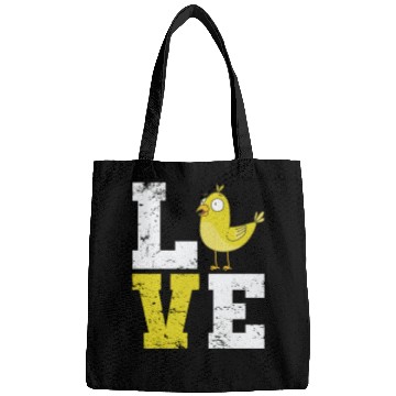 Discover Love lettering with Canary Bird Bags