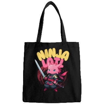 Discover Kawaii Axolotl Ninja Bags