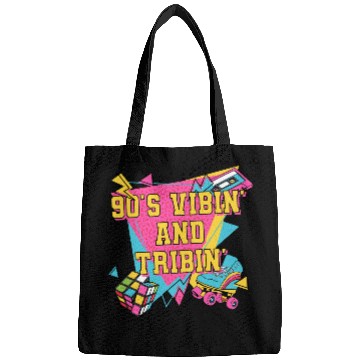 Discover 90s Vibin and Tribin 1990 Cool Chill Easygoing Par Bags