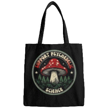 Discover Support Psychedelic Science Magic Mushrooms Bags