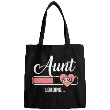 Discover Aunt 2024 loading bar for soon to be auntie Bags