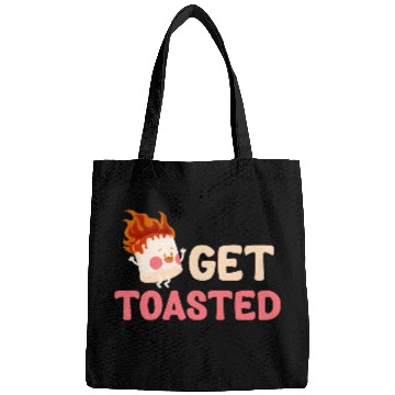 Discover Get Toasted Marshmallow Puns Cocoa RV Mountain Bags