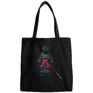 Discover Black cat samurai Bags