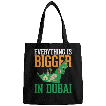 Discover Dubai Map: The City of Dreams Bags