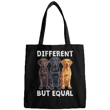 Discover Labrador Dogs DIFFERENT BUT EQUAL Labrador Bags