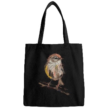 Discover Whimsical Nature little green Bird Bags