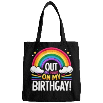 Discover Birthgay Gay Pride Flag Pride Month Equal Rights Bags
