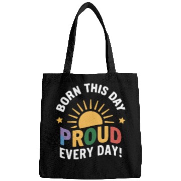Discover Birthgay Gay Pride Flag Pride Month Equal Rights Bags