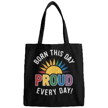 Discover Birthgay Gay Pride Flag Pride Month Equal Rights Bags