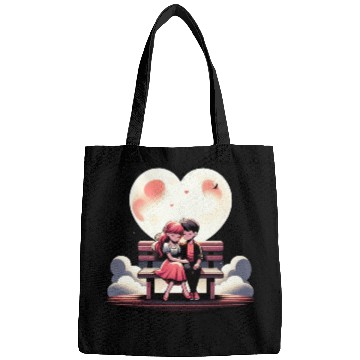 Discover Heart Moon Embrace Bags