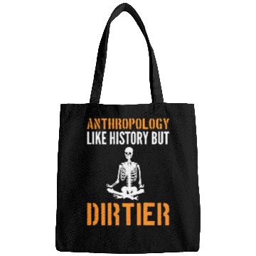 Discover Funny Skeleton Ancient Archaeology Anthropologist Bags