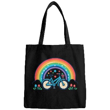 Discover Bicycle and rainbow Bags