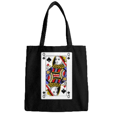 Discover Queen of Spades Playing Card Bags