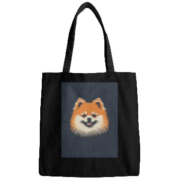 Discover Pomeranian Dog 1 - Japanese Old Vintage Bags