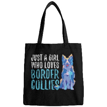 Discover Unique Border Collie Love Art Expression Bags
