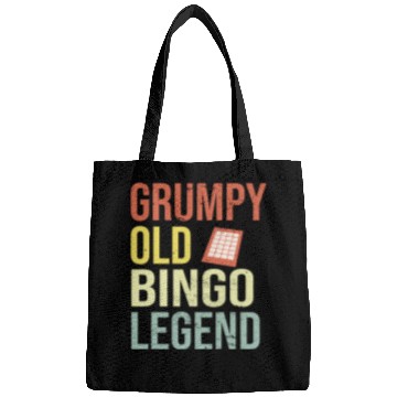 Discover Grumpy old Bingo Legend Bingo Player Bags