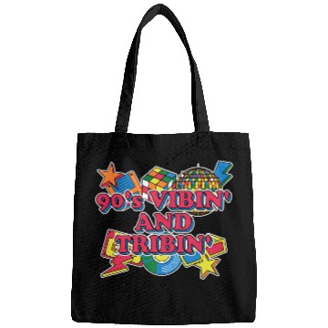 Discover 90s Vibin and Tribin 1990 Cool Chill Easygoing Par Bags