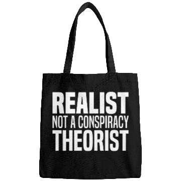 Discover Conspiracy Realist Funny Conspiracies Theories Bags