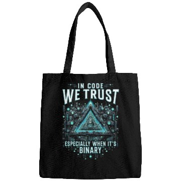 Discover Robotics Engineer In Code We Trust Bags