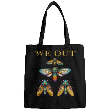 Discover Funny Cicada We Out Cute Cicada Brood Emergence Bags
