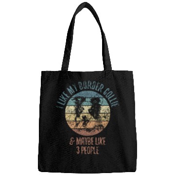 Discover Unique Border Collie Design For Dog Lovers Bags