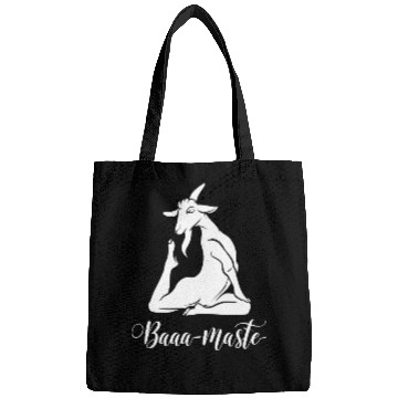 Discover Baaa-Maste Goat Yoga Pose Serenity Bags