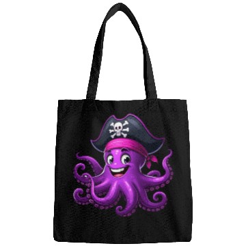 Discover Funny pirate octopus Bags