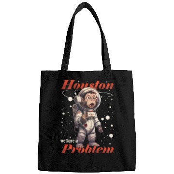 Discover Houston we have a problem astronaut space monkey Bags