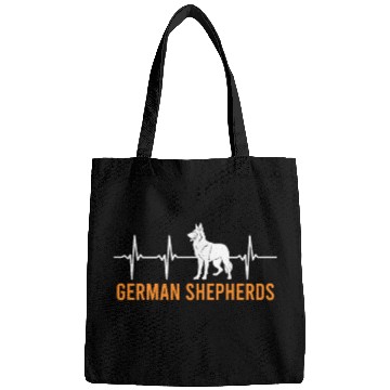Discover German Shepherd HEART BEAT German Shepherds Bags