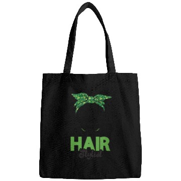 Discover Hairstylist St Patrick's Day Shamrock Messy Bun Bags