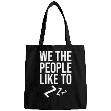 Discover Sleepy Gnome with Night Cap Graphic Bags