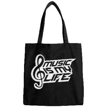 Discover Music Is My Life Party Club Concert Sound Love Bags