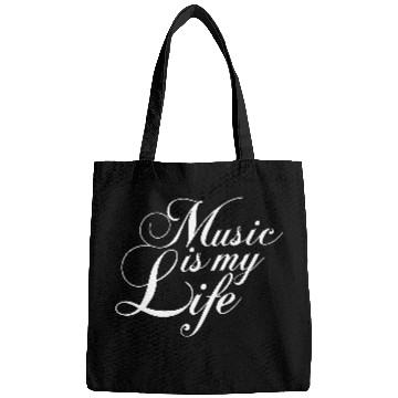 Discover Music Is My Life Party Club Concert Sound Love Bags